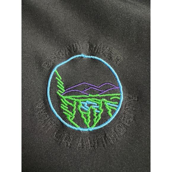 Eddie Bauer Fleece Lined Jacket - Black, Embroidered, Large - Picture 6 of 9